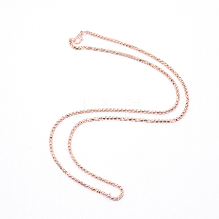 Iron Box Chain Necklace Making NJEW-WH0007-01A-1