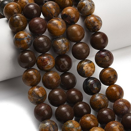Natural Wealth Stone Beads Strands G-C289-B01-12mm-1