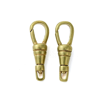 Brass Lobster Claw Clasps KK-D099-01C-C-1