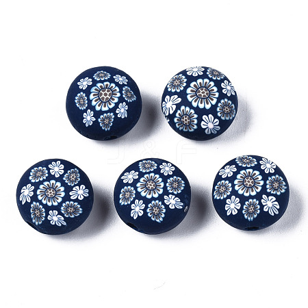 Handmade Polymer Clay Beads CLAY-N008-026B-1