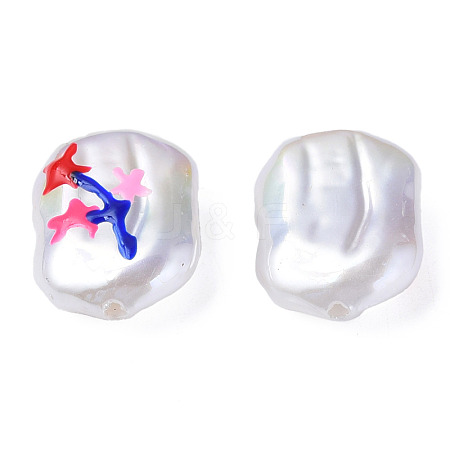 ABS Plastic Imitation Pearl Beads KY-N015-168-1
