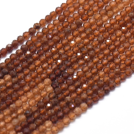 Natural Orange Garnet Beads Strands G-D0013-11-1