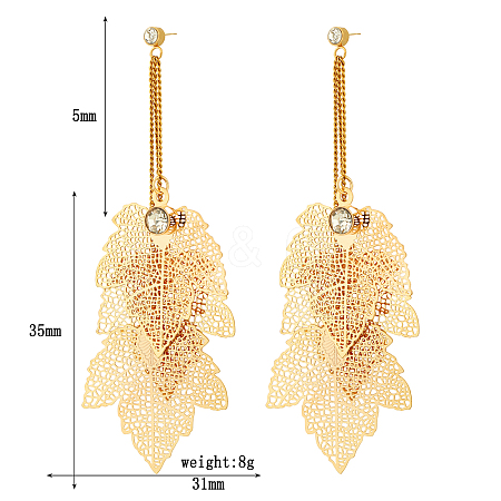 Bohemian Style Vacation Earrings with Tassel Pendant for Women ZW9345-2-1