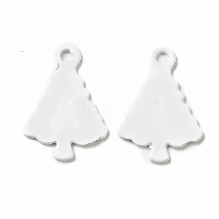 Spray Painted 201 Stainless Steel Charms STAS-G304-28F-1