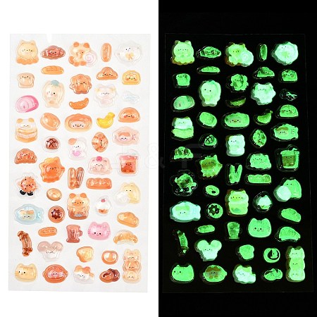 Epoxy Resin 3D Puffy Stickers DIY-G122-01D-1