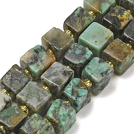 Natural African Turquoise(Jasper) Beads Strands G-G053-B19-03-1