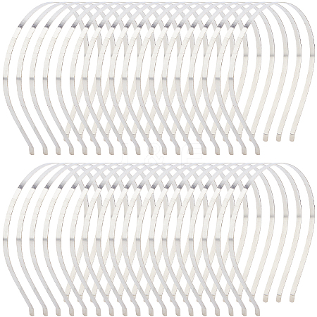 Iron Hair Band Findings OHAR-WH0011-78B-1