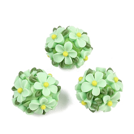 Handmade Polymer Clay Beads CLAY-H009-02C-1