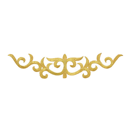 Polyester Computerized Embroidery Cloth Iron on/Sew on Patches PATC-WH0007-50-14A-1