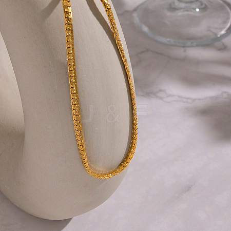Hip Hop Style 3.4MM Chain Necklace 304 Stainless Steel Fashion Jewelry WR3808-1-1