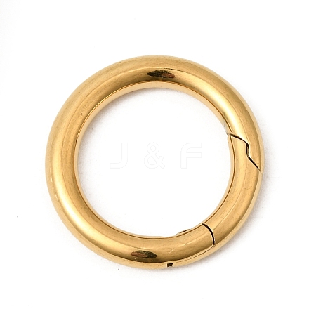 304 Stainless Steel Spring Gate Rings STAS-B128-05G-04-1