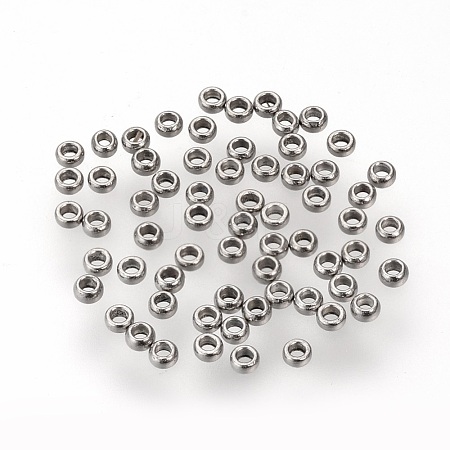304 Stainless Steel Spacer Beads STAS-R065-80-02-1