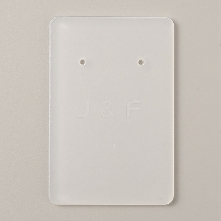 Transparent Acrylic Earring Diaplay Cards EDIS-WH0021-23-1