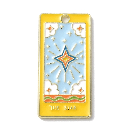 Alloy Enamel Pendants ENAM-K070-03G-05-1