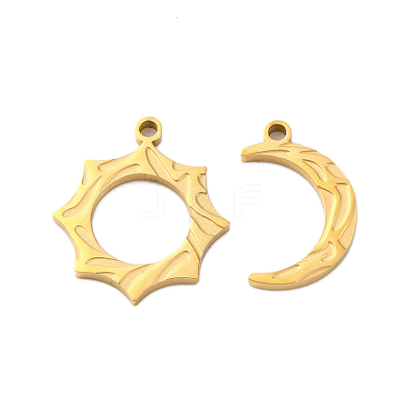 304 Stainless Steel Pendants STAS-H235-03B-G-1
