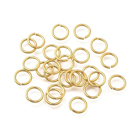 Brass Open Jump Rings KK-B147-03H-G-1