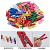 100Pcs Natural Wooden Craft Pegs Clips AJEW-SP0003-48A-5