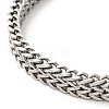 Tarnish Resistant 304 Stainless Steel Mesh Chain Bracelet with Magnetic Clasp for Men Women BJEW-E009-18P-3