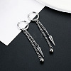 304 Stainless Steel Hoop Earrings FS-WG93B8B-08-1