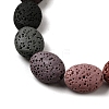 Dyed Natural Lava Rock Beads Strands G-A264-A02-01A-3
