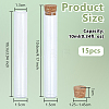 15Pcs Glass Bottle Bead Containers AJEW-OC0014-53-2