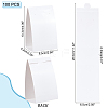 Blank Paper Display Cards CDIS-WH0020-07B-2