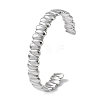 304 Stainless Steel Cuff Bangles for Women LS-BJEW-Z078-13P-1