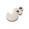 Non-Tarnish 201 Stainless Steel Charms STAS-U016-01P-S-2