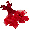 Velvet Long Finger Gloves AJEW-WH20067-005A-1