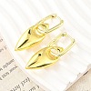 Horse Eye Brass Hoop Earrings for Women EJEW-U057-06D-01G-3