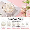 1460Pcs 6 Styles Imitation Pearl Acrylic Beads PEAR-LT0001-01-2