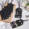 6 Bags PU Leather Earring Display Stands AJEW-PH0007-23-4