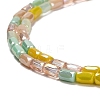 Electroplate Glass Beads Strands EGLA-D030-08H-3