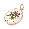 Printed Brass Pendants KK-CBA9B3D-02G-03-2