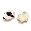 Halloween Theme Rack Plating Alloy Enamel Pendants ENAM-N056-355B-2