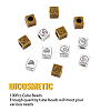 DICOSMETIC 100Pcs 2 Colors Tibetan Style Alloy European Beads FIND-DC0002-53-3