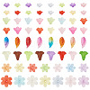 230Pcs 6 Styles Transparent Acrylic Beads OACR-TA0004-39-2