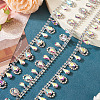 1 Yard Iron Rhinestone Strass Chains FIND-PJ0001-44B-5