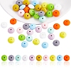 20Pcs 10 Colors Round Silicone Beads JX320A-01-1