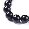 Natural Obsidian Graduated Beads Strands G-I201-I01-2