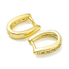 Rack Plating Brass Pave Cubic Zirconia Snap on Bails X-KK-G464-11G-04-2