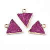 Druzy Resin Pendants RESI-S383-059-B06-1