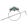 Mermaid Theme Alloy Hair Cuff Pin PW-WG6CF4D-02-1