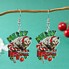 Cute Animal Christmas Dangle Earrings KX1970-1-1