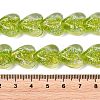 Handmade Foil Glass Beads DICH-C001-01E-4