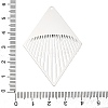 304 Stainless Steel Big Pendants STAS-G396-18P-3