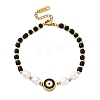 304 Stainless Steel Beaded Bracelets for Women BJEW-Z099-01G-4