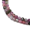 Natural Multicolor Tourmaline Beads Strands G-C181-B04-03-4