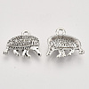 Tibetan Style Alloy Pendants TIBEP-T009-08AS-RS-2