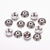 Tibetan Style Alloy Bead Caps LFH10353Y-NF-1